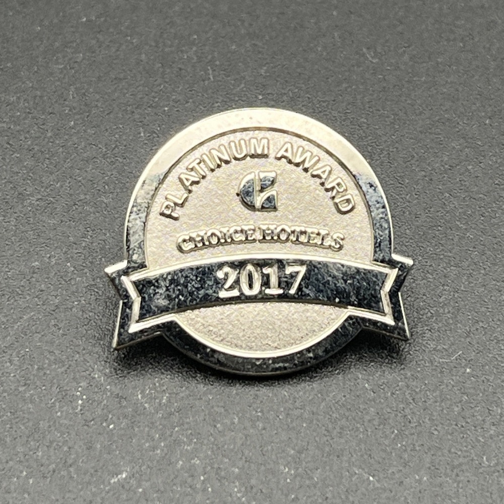 2017 Platinum Award Choice Hotels Lapel Hat Pin